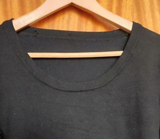 Jersey H&M cuello redondo amplio negro