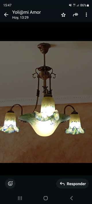 Lámpara murano 