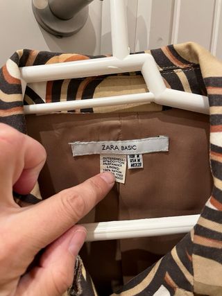 Gabardina Zara Retro Vintage