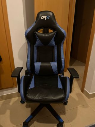 Silla Gamer DRW Negra y Azul