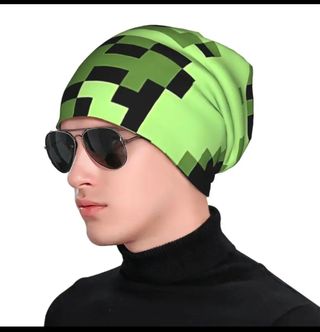 Gorro Holgado Minecraft Creeper Gamer