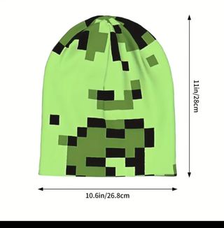 Gorro Holgado Minecraft Creeper Gamer