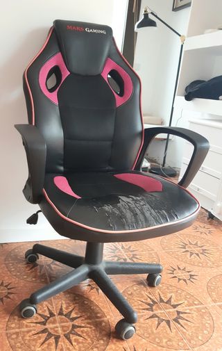 Silla Mars Gaming   Negra y Rosa