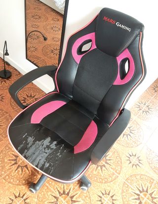 Silla Mars Gaming   Negra y Rosa