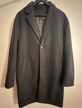 Sobretudo Preto Bershka Tamanho M
