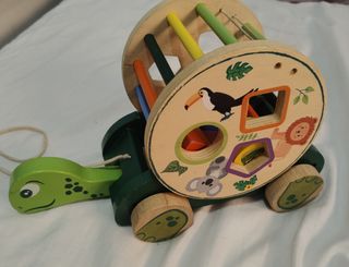Juego de encaje de madera tortuga