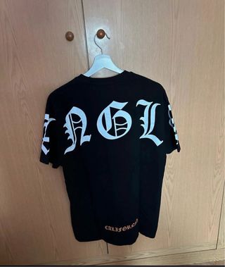 Camiseta Negra Los Ángeles Primark Talla S