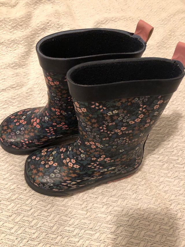 Botas de agua niña florales H&M
