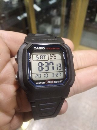 CASIO DEPORTIVO SUMERGIBLE A 100M/ 10 AÑOS BATERIA