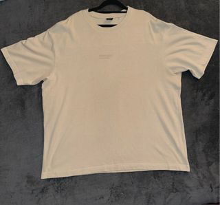 T-shirt Oversize Bege Bershka XL
