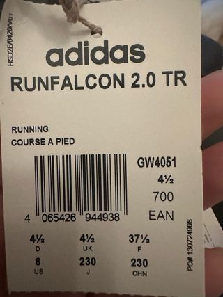 Talla 37 zapatillas Adidas Runfalcon 2.0