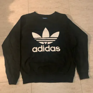 Sudadera Adidas Negra Logo Trefoil