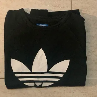 Sudadera Adidas Negra Logo Trefoil