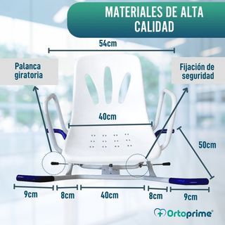 Silla giratoria para bañera