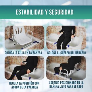 Silla giratoria para bañera 