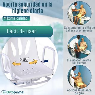 Silla giratoria para bañera