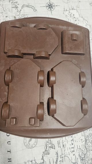 Molde silicona tren