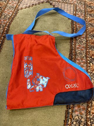 Bolsa para patines Oxelo roja y azul