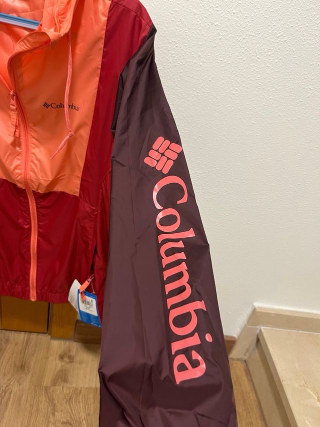 Chubasquero Columbia Talla S Mujer