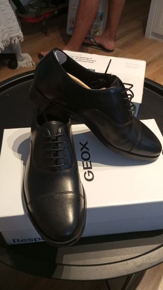 Zapatos Geox Negros Hombre