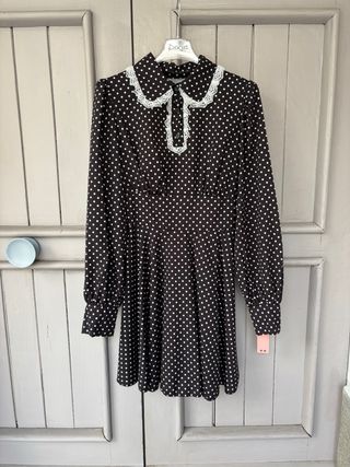 Abito nero pois bianchi le Matilde