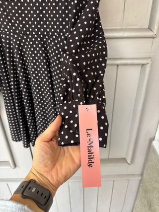 Abito nero pois bianchi le Matilde