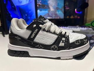 Zapatos Louis Vuitton Air Force Blanco y Negro