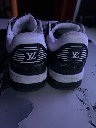 Zapatos Louis Vuitton Air Force Blanco y Negro