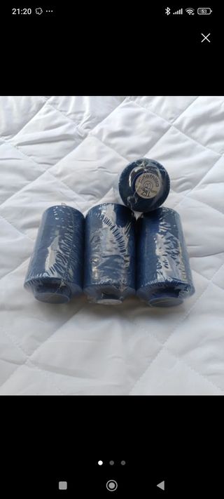 20 conos de hilo para remalladora