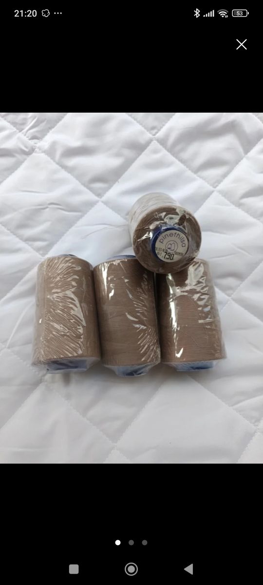 20 conos de hilo para remalladora