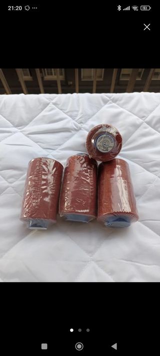 20 conos de hilo para remalladora