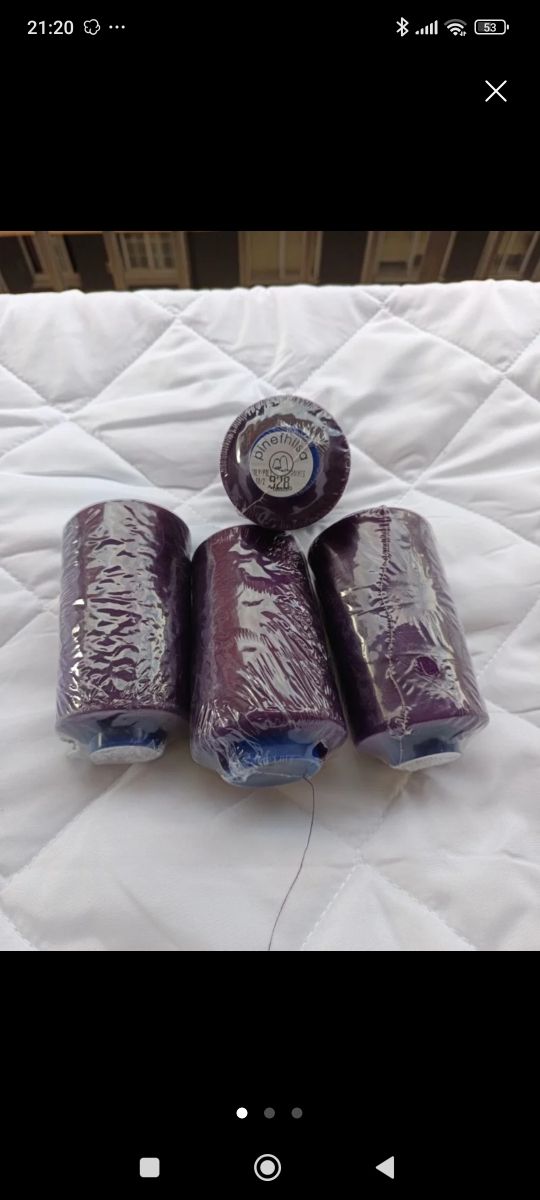 20 conos de hilo para remalladora