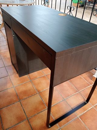 Escritorio Ikea Micke Negro Madera
