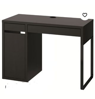 Escritorio Ikea Micke Negro Madera