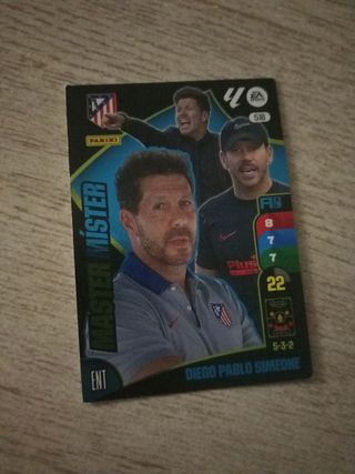 Laliga Adrenalin cromo DiegoPablo Simeone Atletico