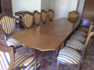 Mesa comedor lujo haya 12 personas