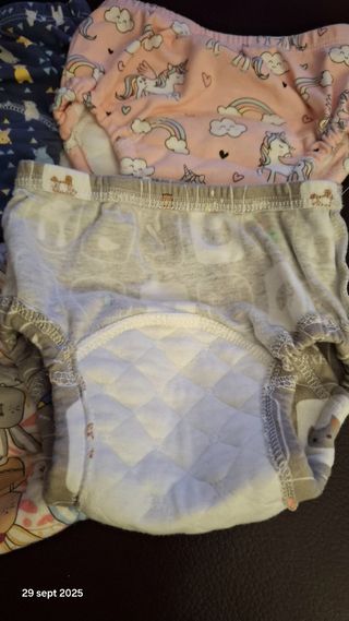 4 bragas de transición para bebé
Y silla juguete