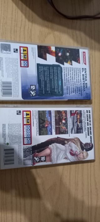 Lote 2 Juegos PSP: Coded Arms y Tekken