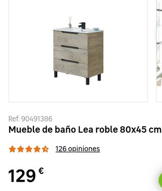 Mueble de baño a estrenar