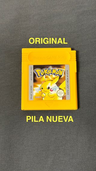 Pack Pokemon Amarillo y Pokemon Rojo + 10 Fundas