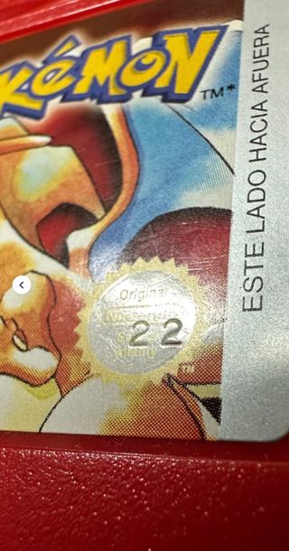 Pack Pokemon Amarillo y Pokemon Rojo + 10 Fundas