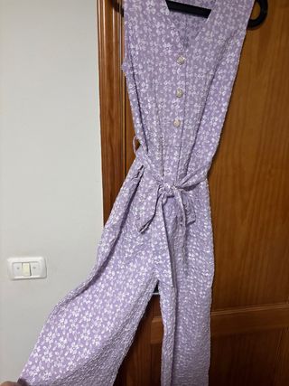 Mono Morado Shein Estampado Flores