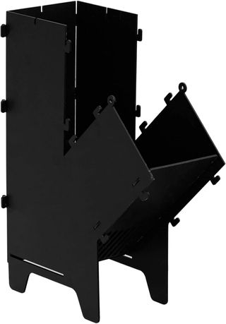 Hornillo Leña Metal Negro