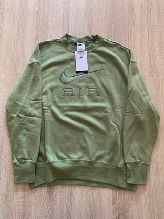 Crewneck Nike vintage bordado verde (T. S)