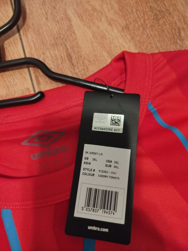 Camiseta Portero Umbro Roja