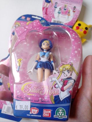 Set 5 Figuras Sailor Moon Giochi Preziosi Blíster