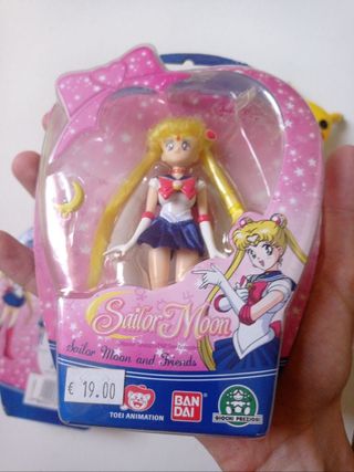 Set 5 Figuras Sailor Moon Giochi Preziosi Blíster