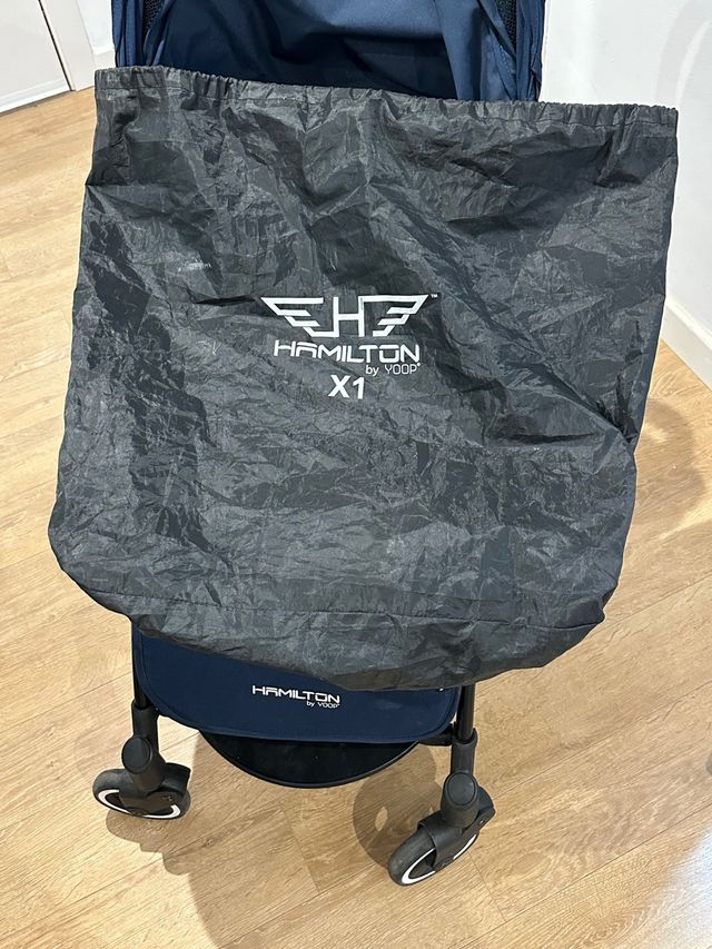 Carrito de bebé Hamilton azul