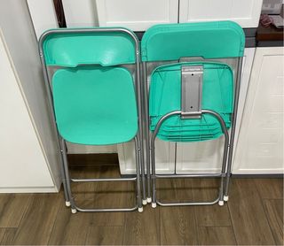 Juego de 4 sillas plegables