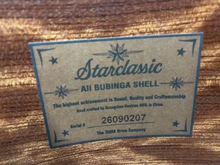 Tama Starclassic Bubinga Crimson Tigerwood Fade